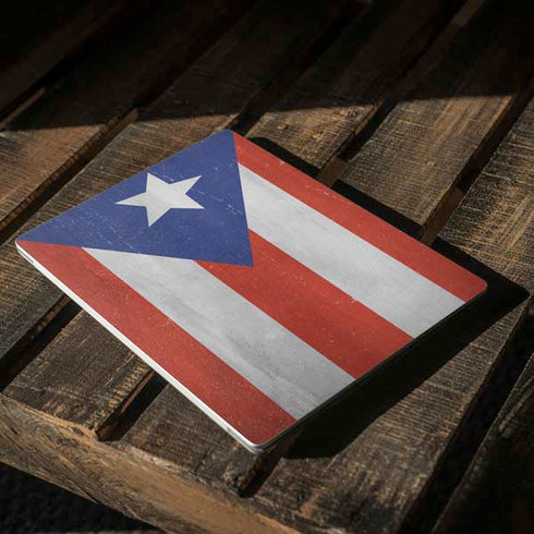 Puerto Rico Flag Distressed Surface Laptop 3 13.5in Skin
